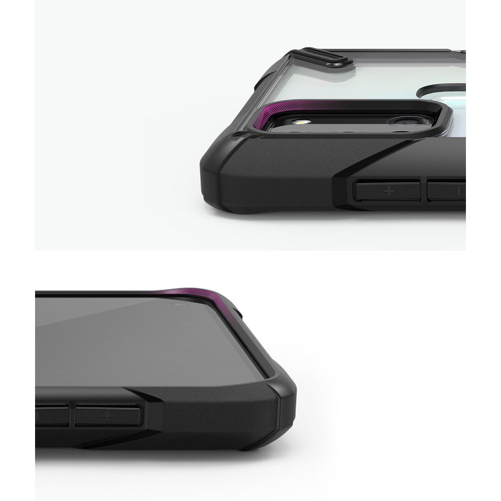 Pokrowiec Ringke Fusion X czarny Samsung Galaxy A21s / 5 Pokrowiec Ringke Fusion X czarny Samsung Galaxy A21s / 5