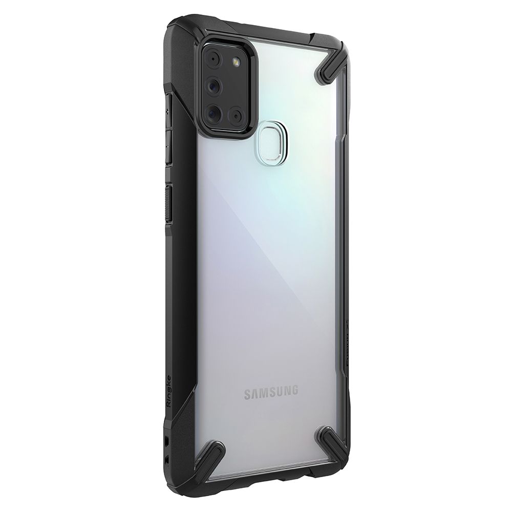Pokrowiec Ringke Fusion X czarny Samsung Galaxy A21s / 8
