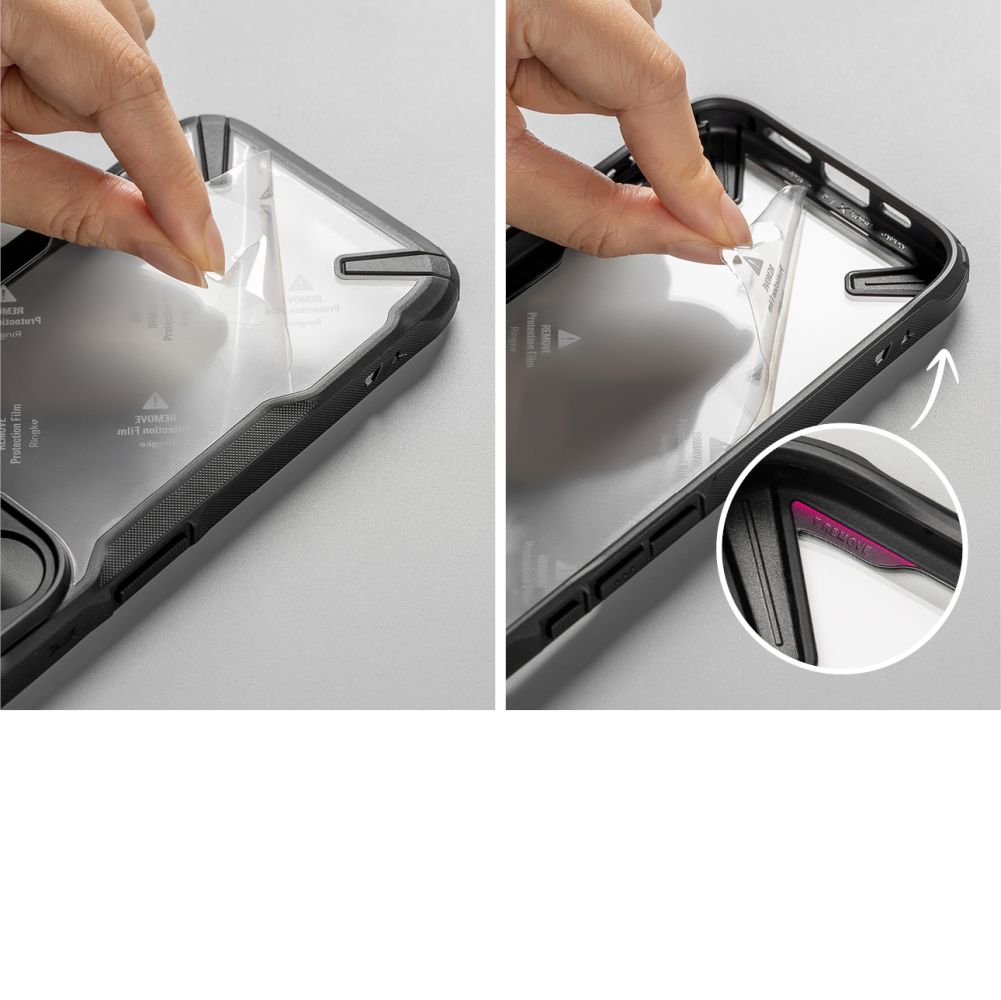 Pokrowiec Ringke Fusion X czarny Samsung Galaxy A35 5G / 9 Pokrowiec Ringke Fusion X czarny Samsung Galaxy A35 5G / 9