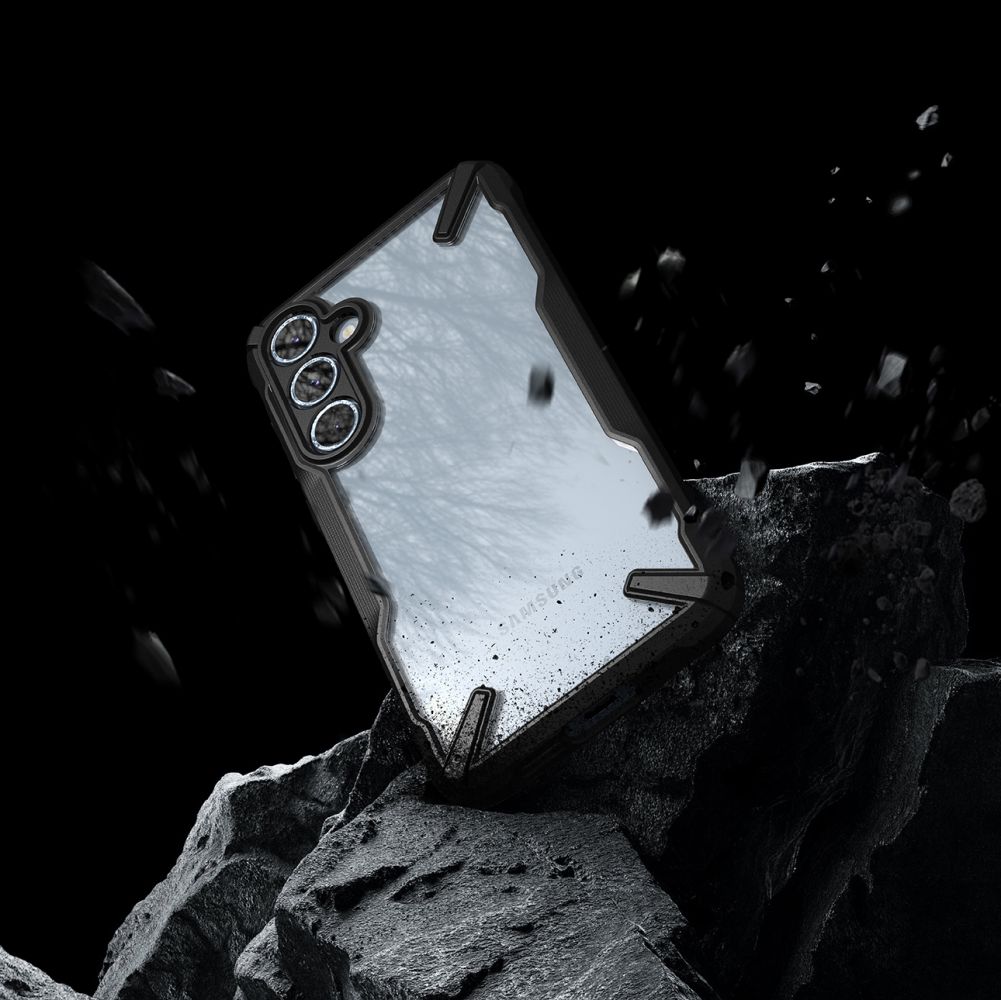 Pokrowiec Ringke Fusion X czarny Samsung Galaxy A55 5G / 5