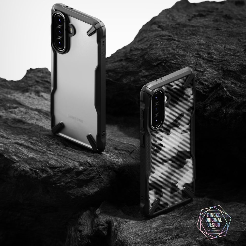 Pokrowiec Ringke Fusion X czarny Samsung Galaxy A56 5G / 4