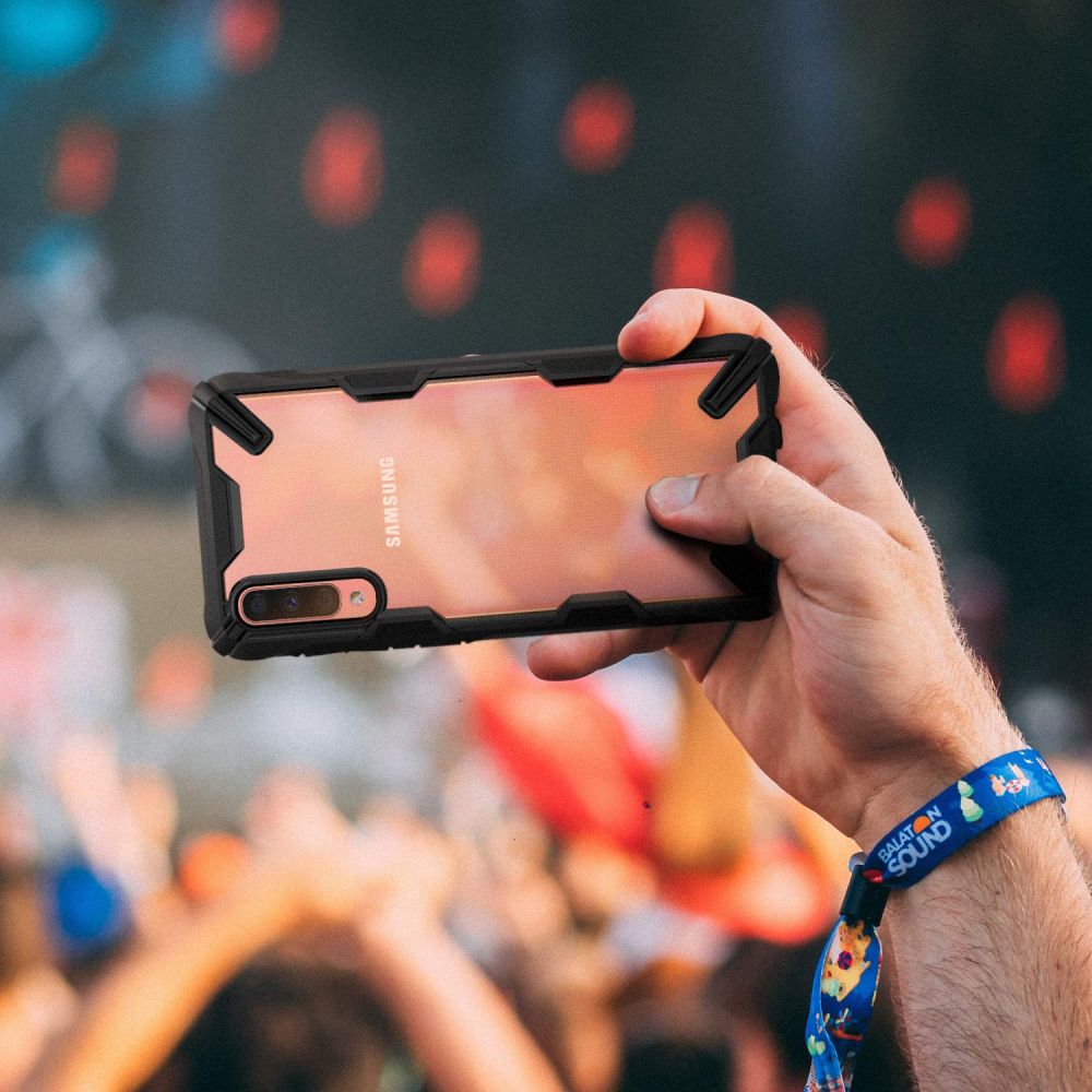 Pokrowiec Ringke Fusion X czarny Samsung Galaxy A70 / 6