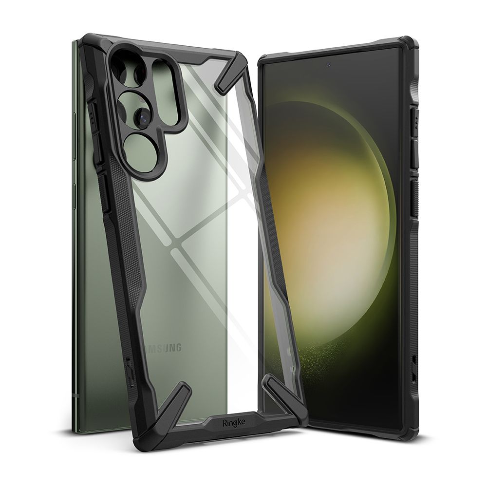 Pokrowiec Ringke Fusion X czarny Samsung Galaxy S23 Ultra