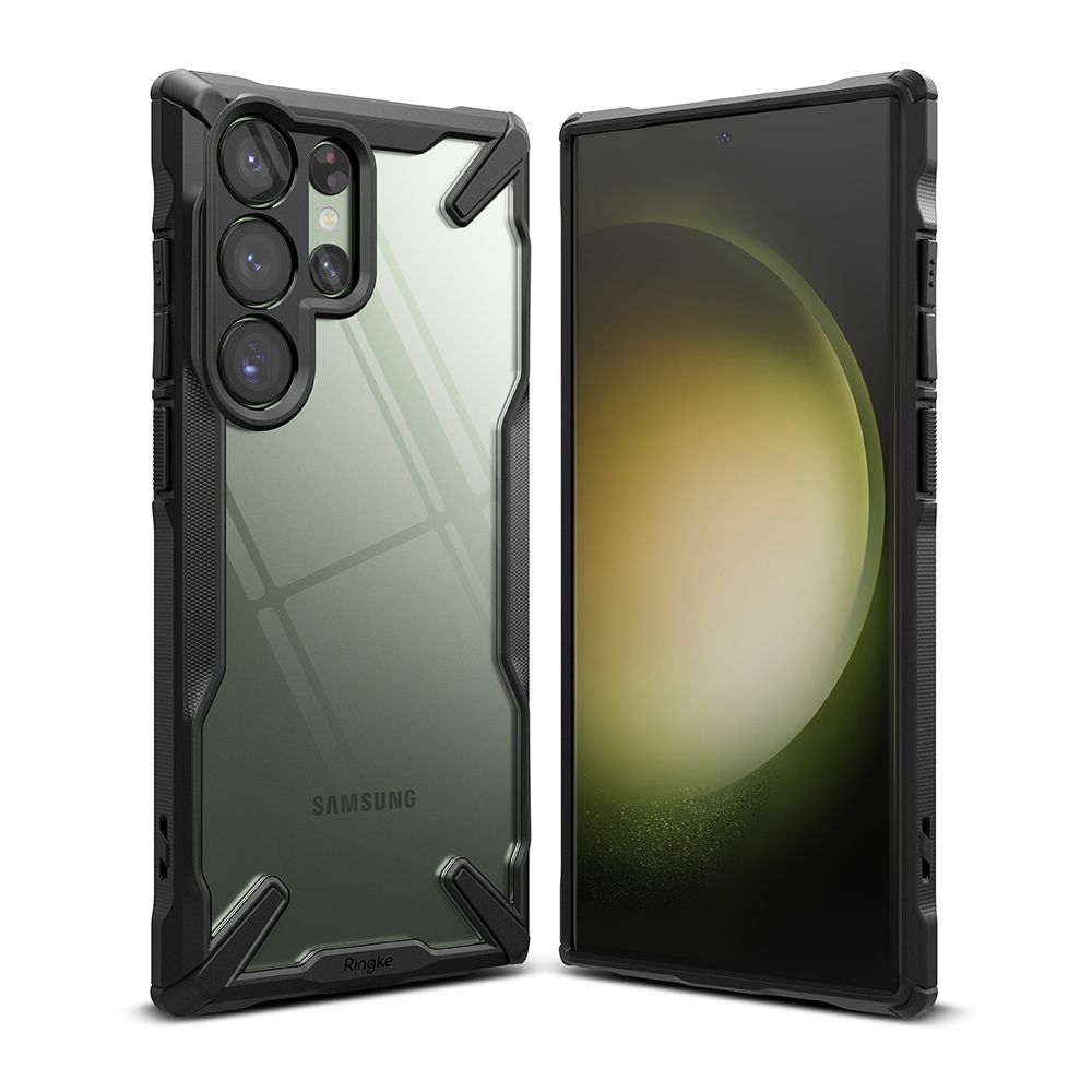 Pokrowiec Ringke Fusion X czarny Samsung Galaxy S23 Ultra / 2