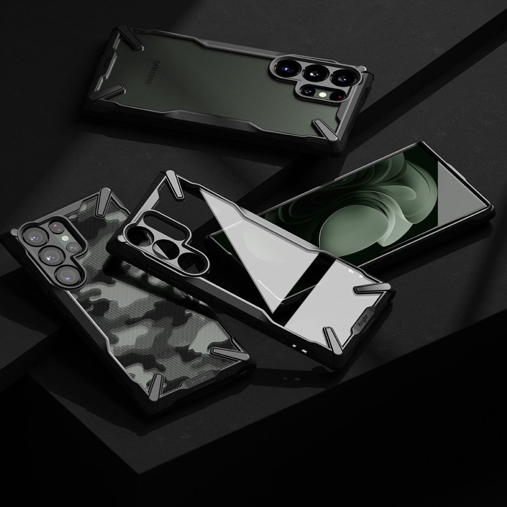 Pokrowiec Ringke Fusion X czarny Samsung Galaxy S23 Ultra / 7
