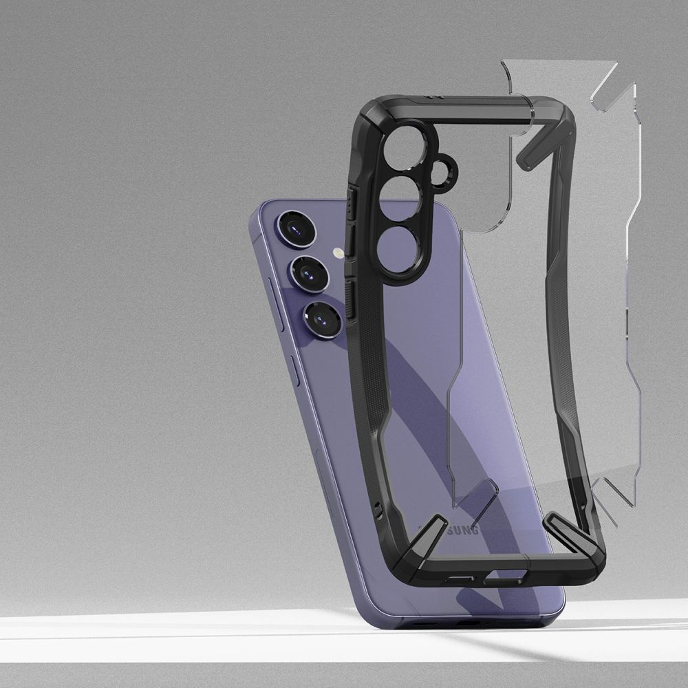 Pokrowiec Ringke Fusion X czarny Samsung Galaxy S24 / 10