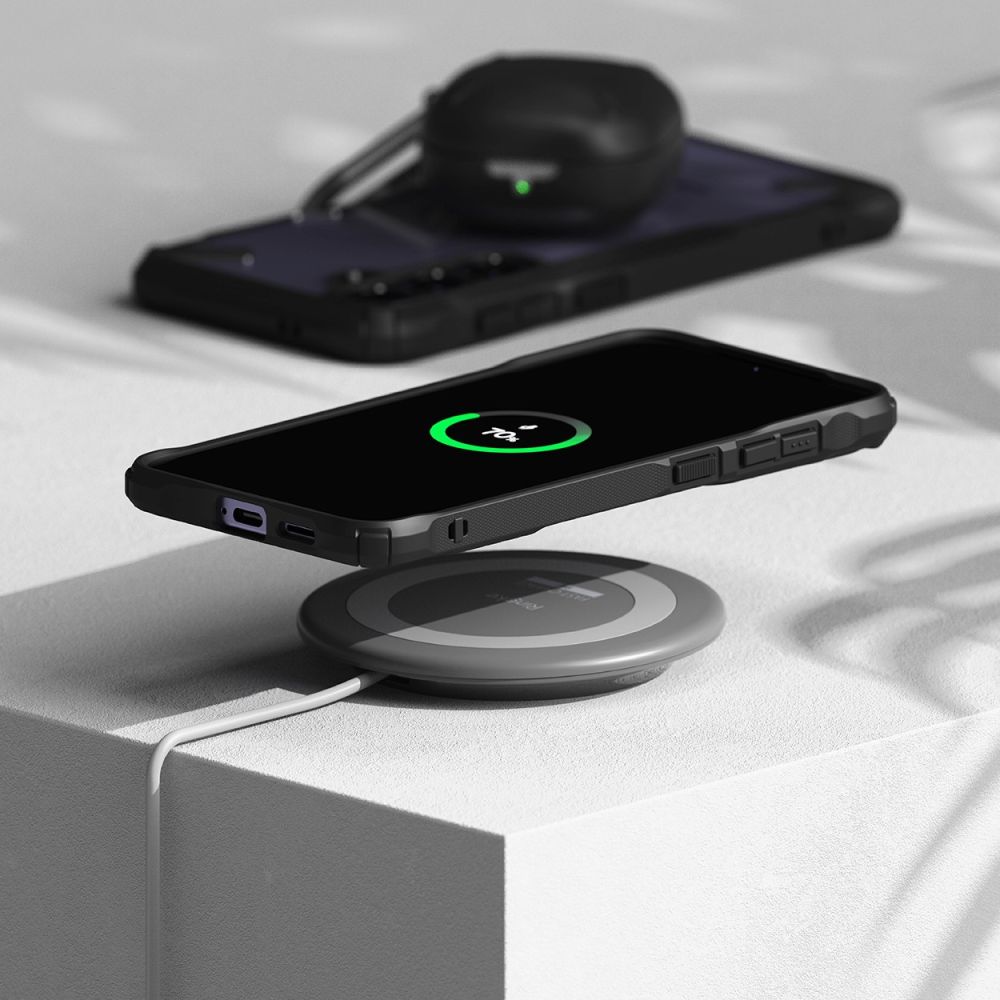 Pokrowiec Ringke Fusion X czarny Samsung Galaxy S24 Plus / 8