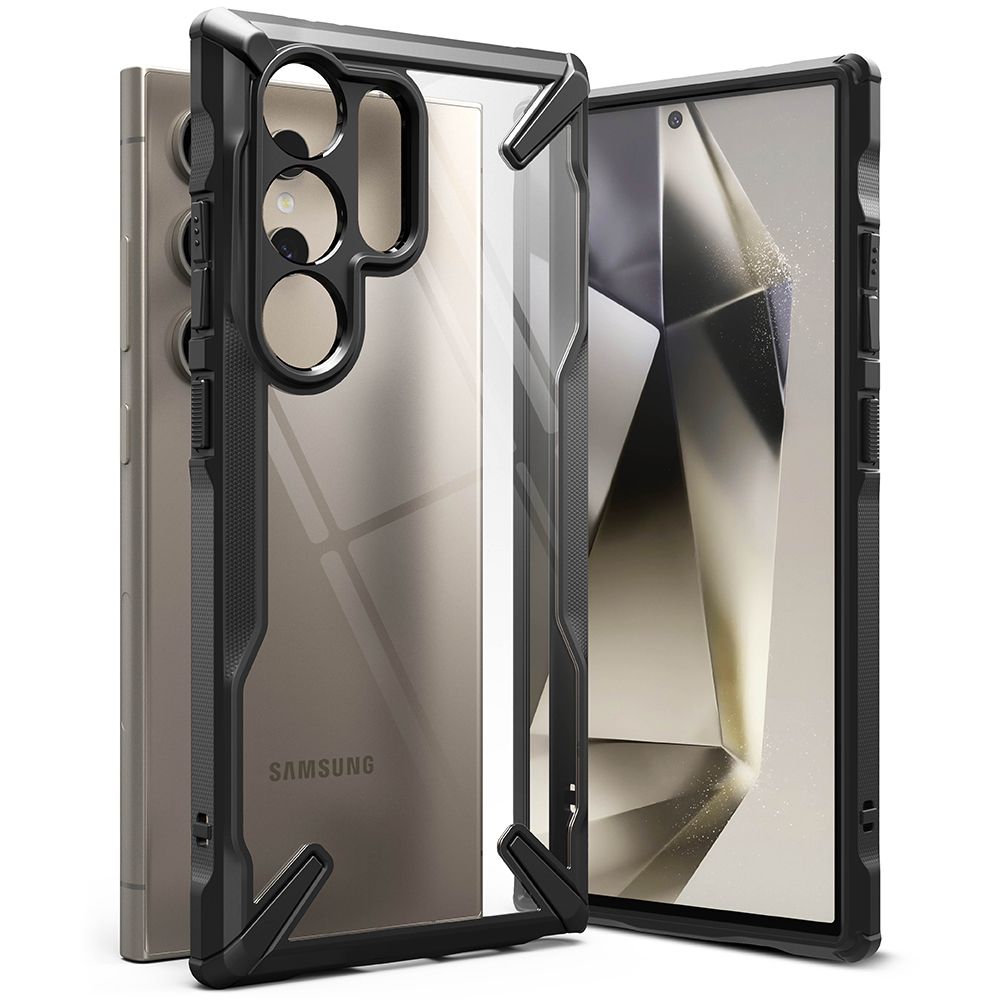Pokrowiec Ringke Fusion X czarny Samsung Galaxy S24 Ultra