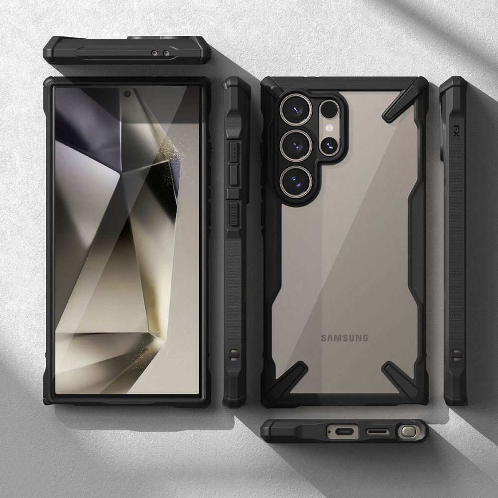Pokrowiec Ringke Fusion X czarny Samsung Galaxy S24 Ultra / 10