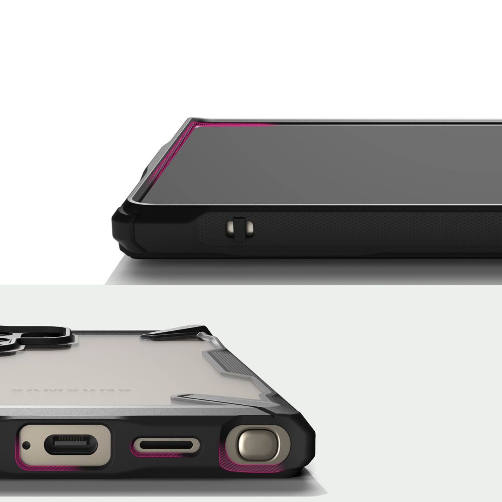 Pokrowiec Ringke Fusion X czarny Samsung Galaxy S24 Ultra / 4