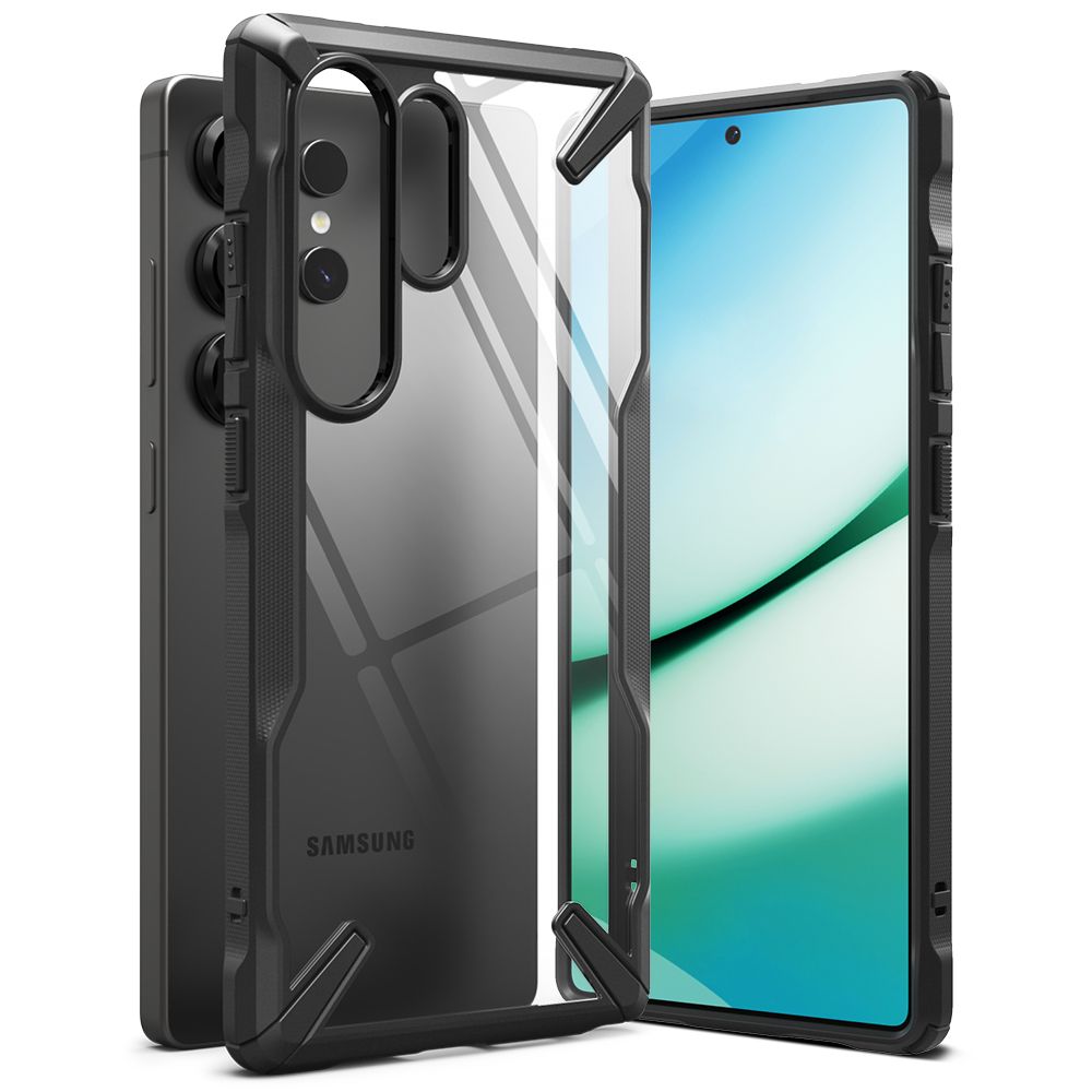 Pokrowiec Ringke Fusion X czarny Samsung Galaxy S25 Ultra