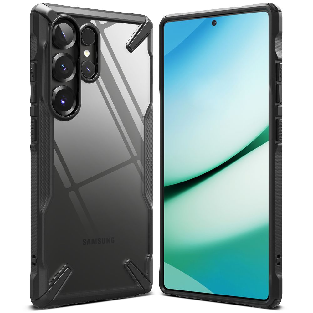 Pokrowiec Ringke Fusion X czarny Samsung Galaxy S25 Ultra / 2