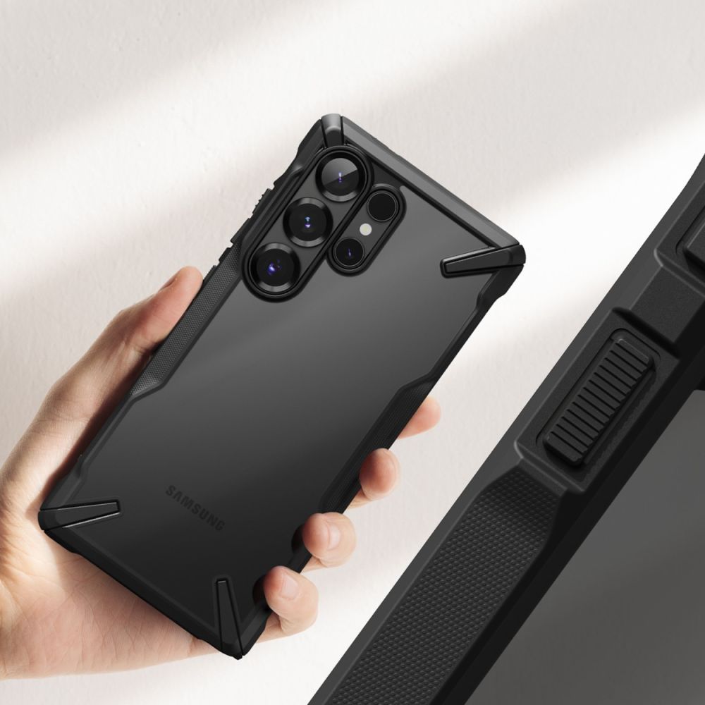 Pokrowiec Ringke Fusion X czarny Samsung Galaxy S25 Ultra / 6