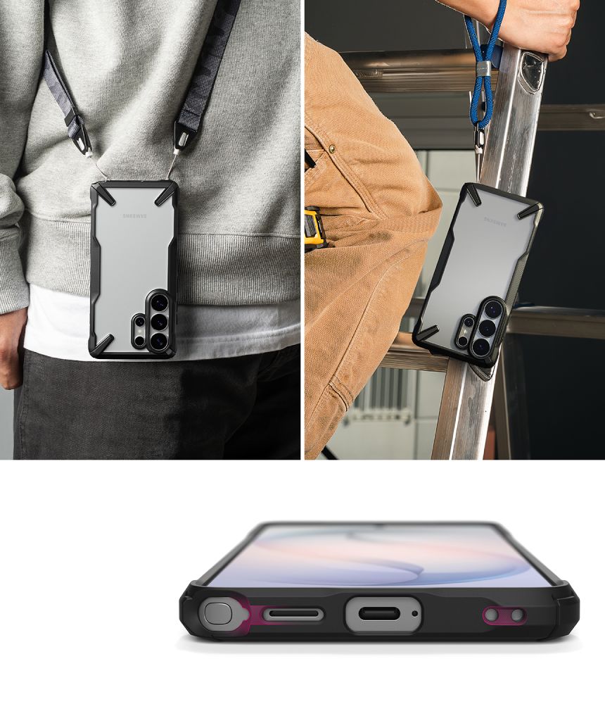 Pokrowiec Ringke Fusion X czarny Samsung Galaxy S26 Ultra / 9