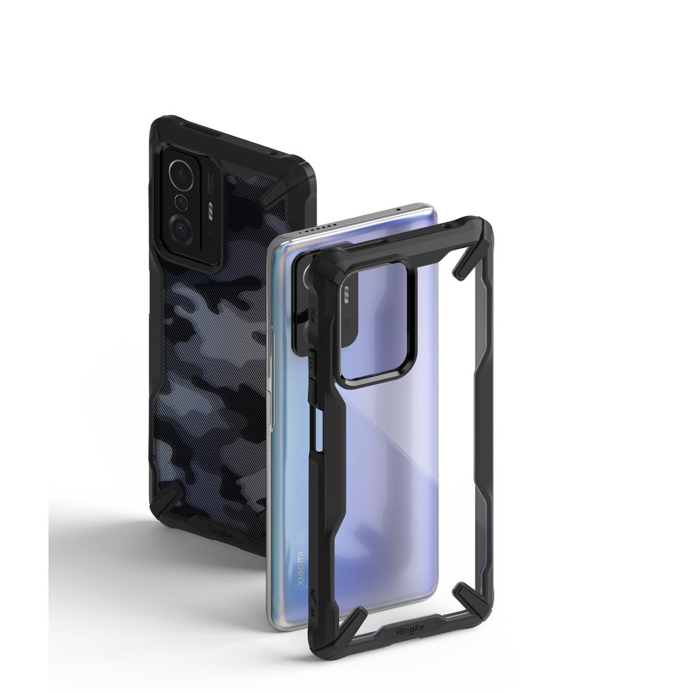 Pokrowiec Ringke Fusion X czarny Xiaomi 11T 5G / 6
