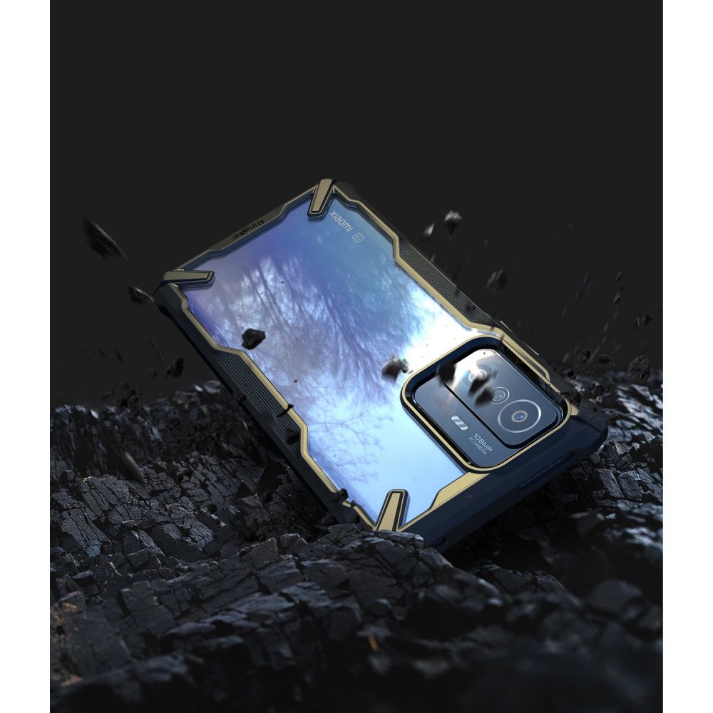Pokrowiec Ringke Fusion X czarny Xiaomi 11T 5G / 9