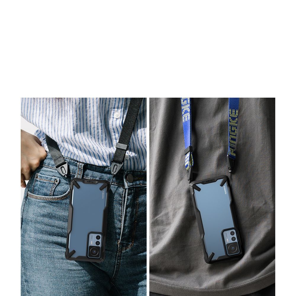 Pokrowiec Ringke Fusion X czarny Xiaomi 12T / 11