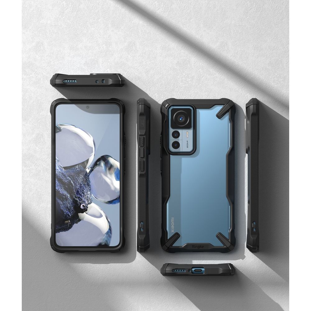 Pokrowiec Ringke Fusion X czarny Xiaomi 12T Pro / 6