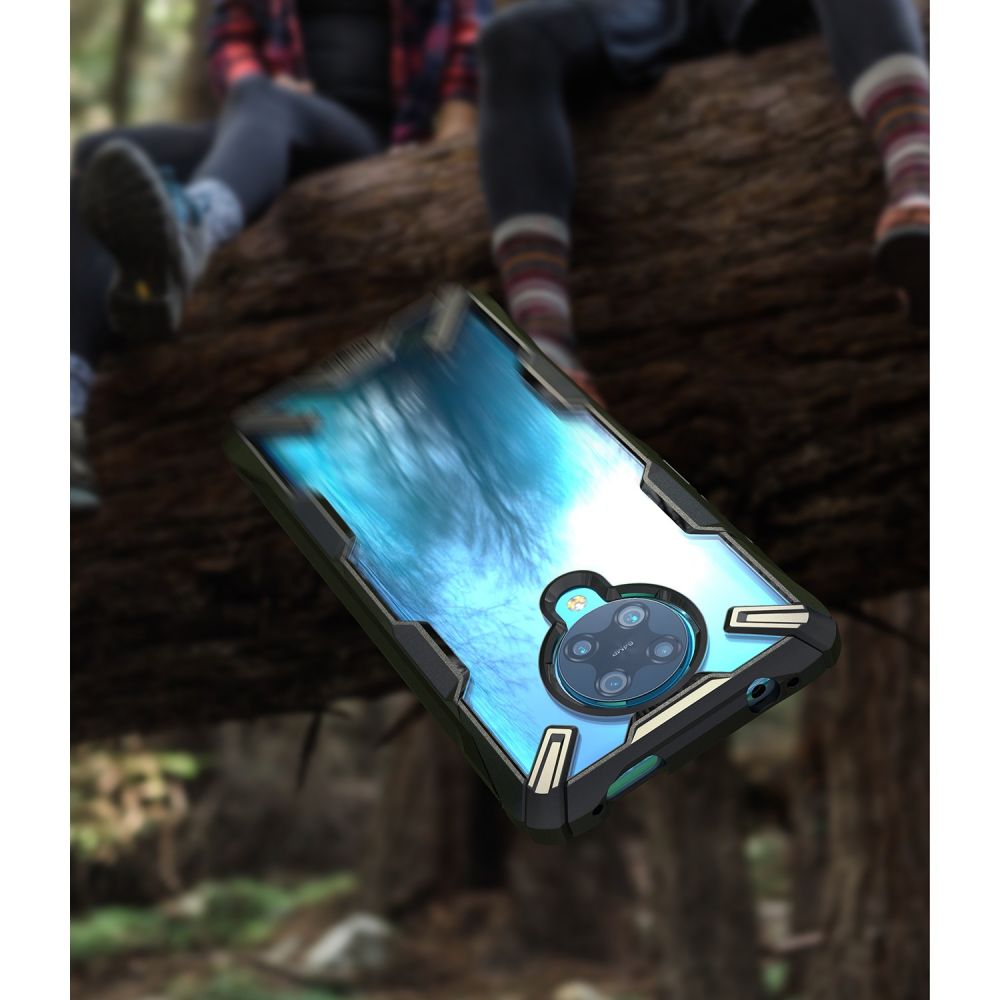 Pokrowiec Ringke Fusion X czarny Xiaomi POCO F2 Pro / 8