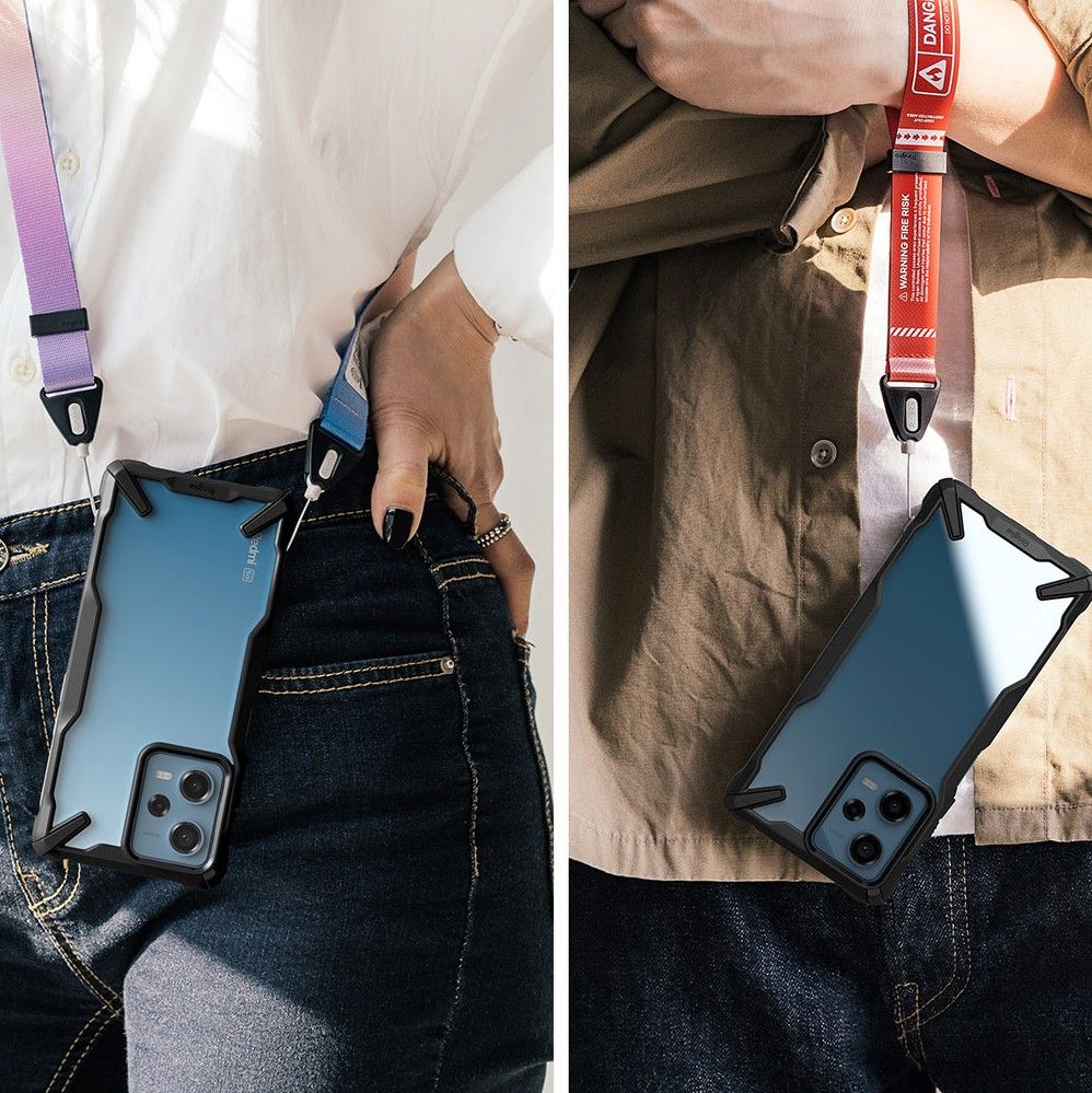 Pokrowiec Ringke Fusion X czarny Xiaomi Poco X5 Pro 5G / 10