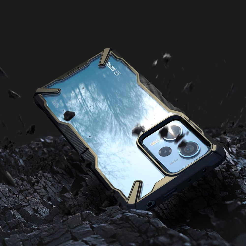 Pokrowiec Ringke Fusion X czarny Xiaomi Poco X5 Pro 5G / 8