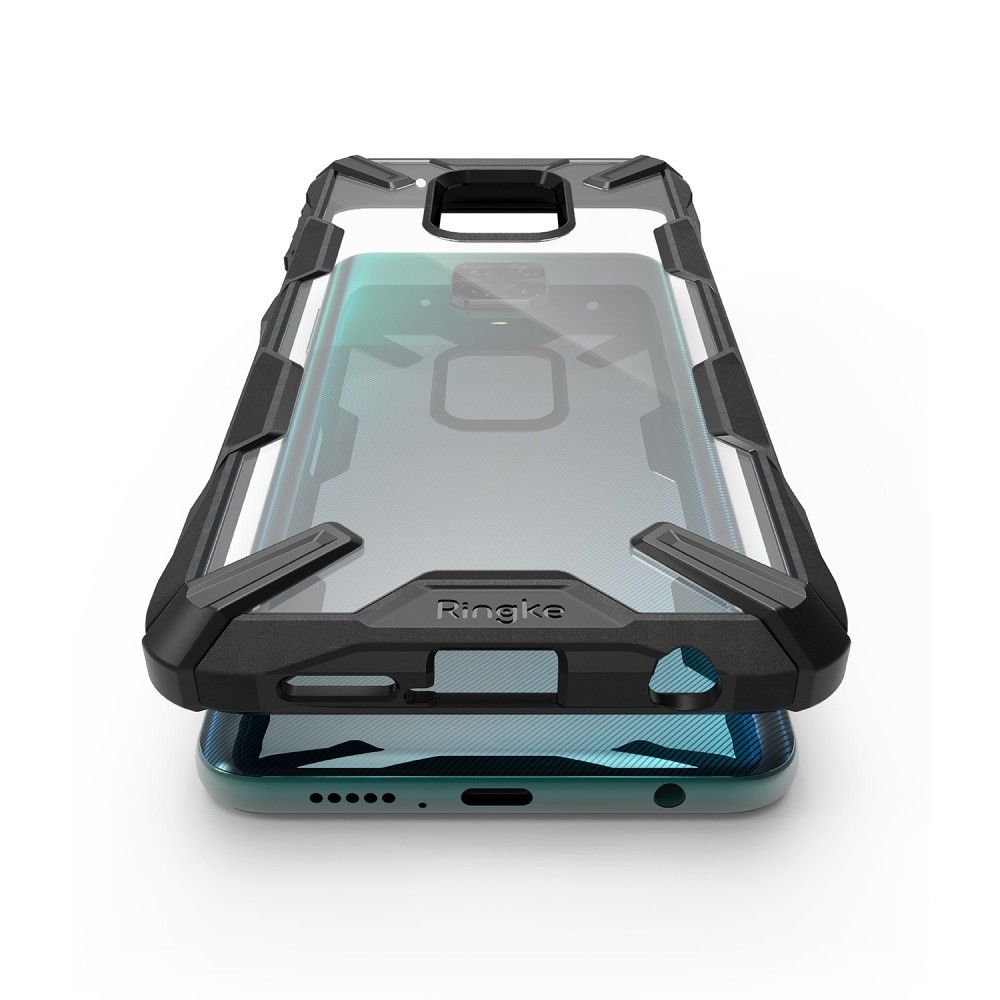 Pokrowiec Ringke Fusion X czarny Xiaomi Redmi Note 9S / 9