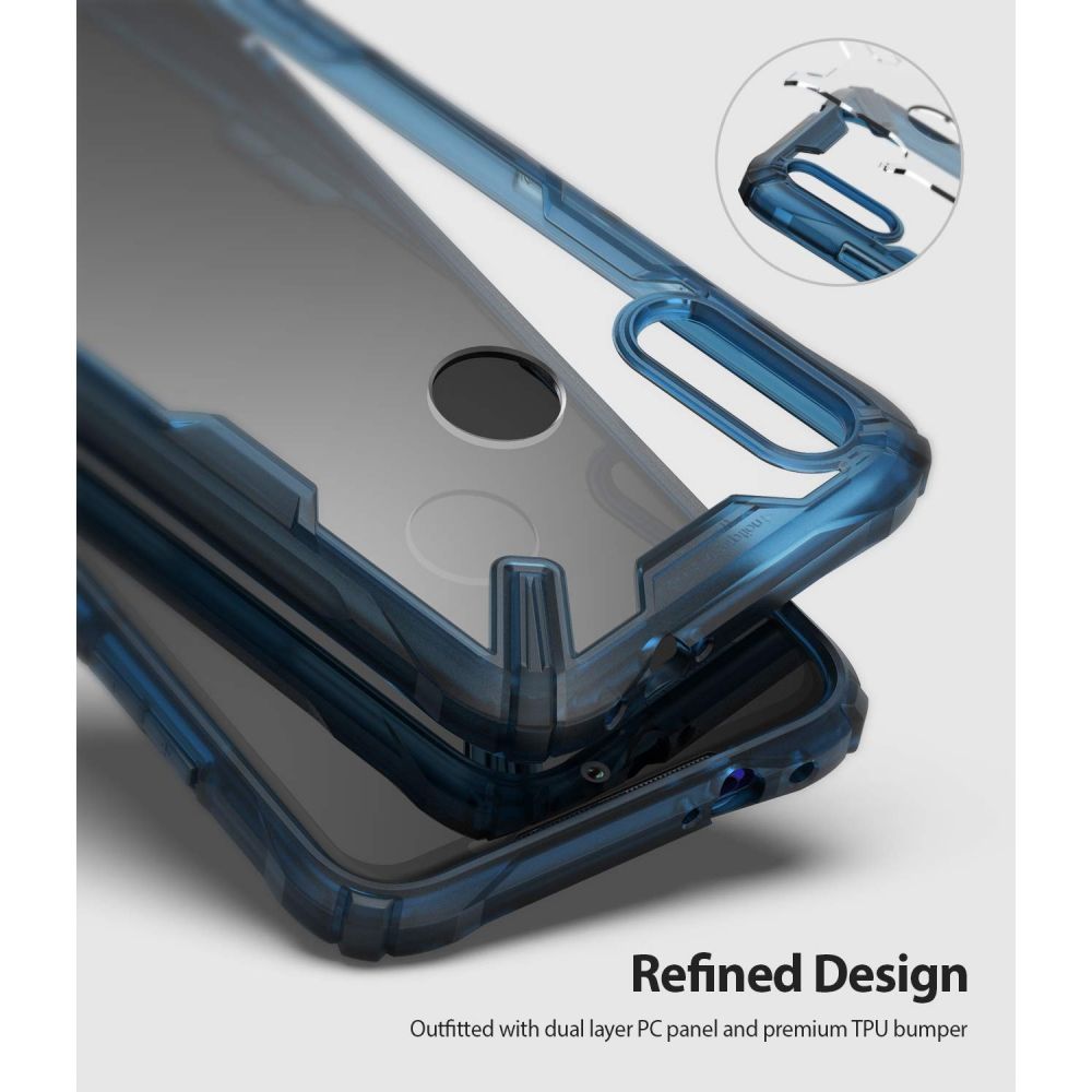 Pokrowiec Ringke Fusion X niebieski Xiaomi Redmi Note 7 / 3