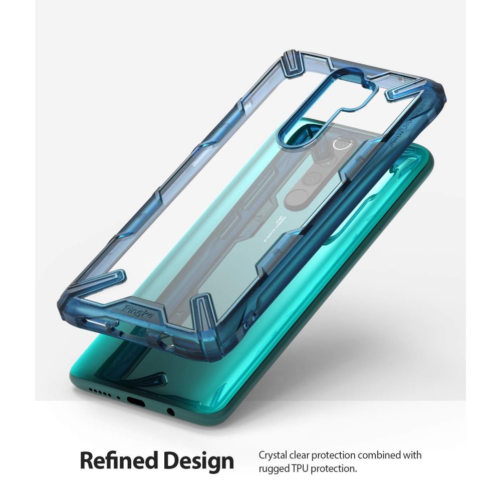 Pokrowiec Ringke Fusion X niebieski Xiaomi Redmi Note 8 Pro / 3 Pokrowiec Ringke Fusion X niebieski Xiaomi Redmi Note 8 Pro / 3