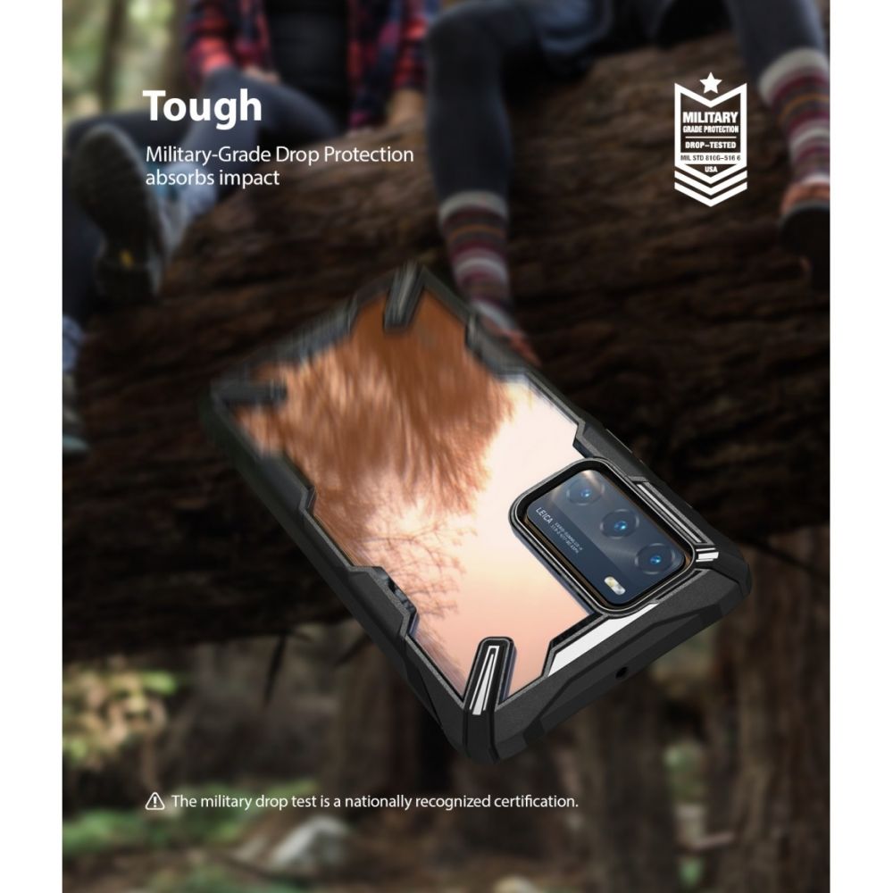 Pokrowiec Ringke Fusion X turkusowy Huawei P40 / 6 Pokrowiec Ringke Fusion X turkusowy Huawei P40 / 6