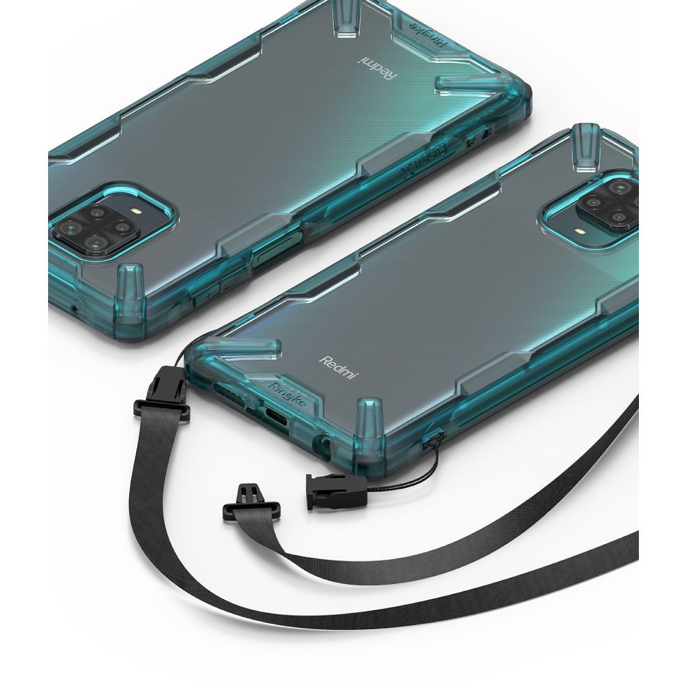 Pokrowiec Ringke Fusion X turkusowy Xiaomi Redmi 9 Pro / 6