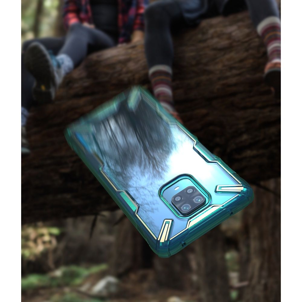 Pokrowiec Ringke Fusion X turkusowy Xiaomi Redmi 9 Pro / 8