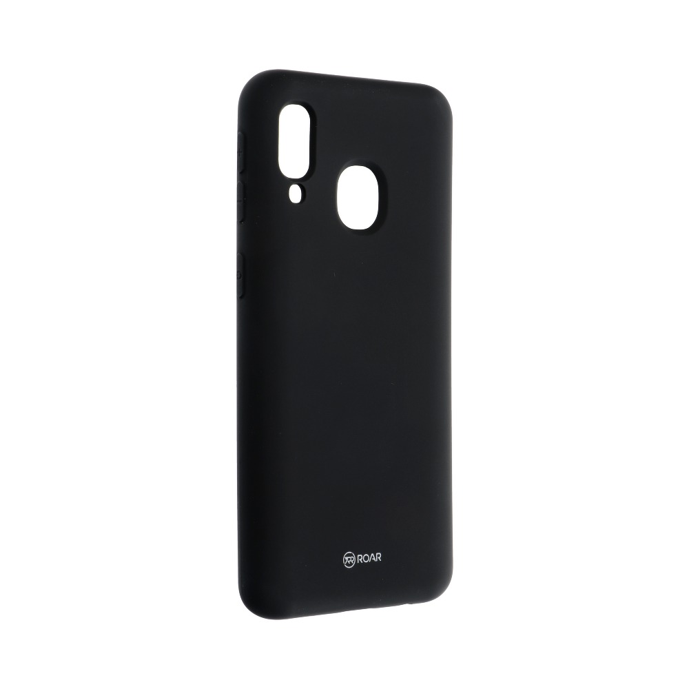 Pokrowiec Roar Colorful Jelly Case czarny Samsung Galaxy A40
