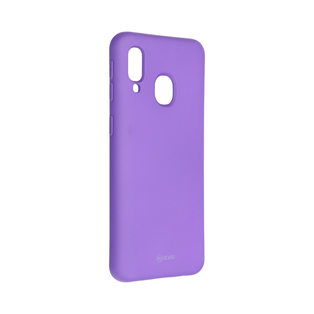 Pokrowiec Roar Colorful Jelly Case fioletowy Samsung Galaxy A40