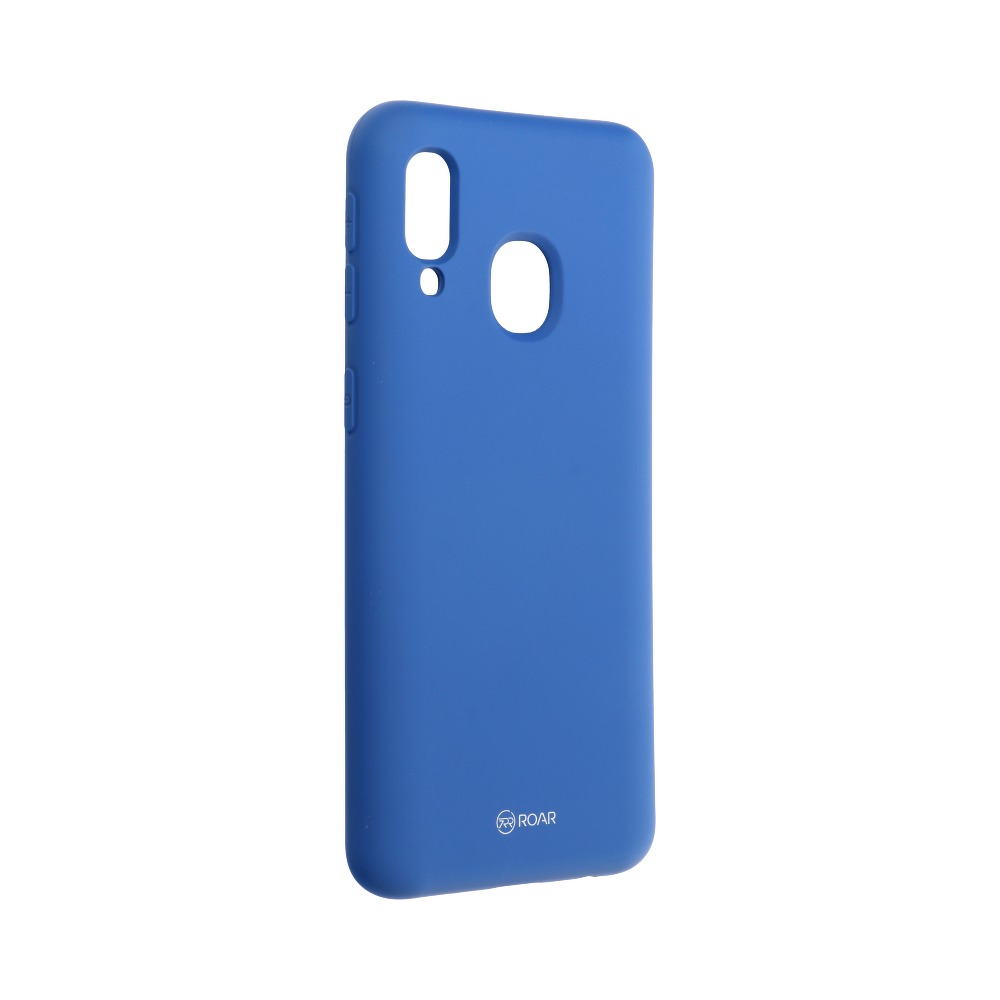 Pokrowiec Roar Colorful Jelly Case granatowy Samsung Galaxy A40 Pokrowiec Roar Colorful Jelly Case granatowy Samsung Galaxy A40