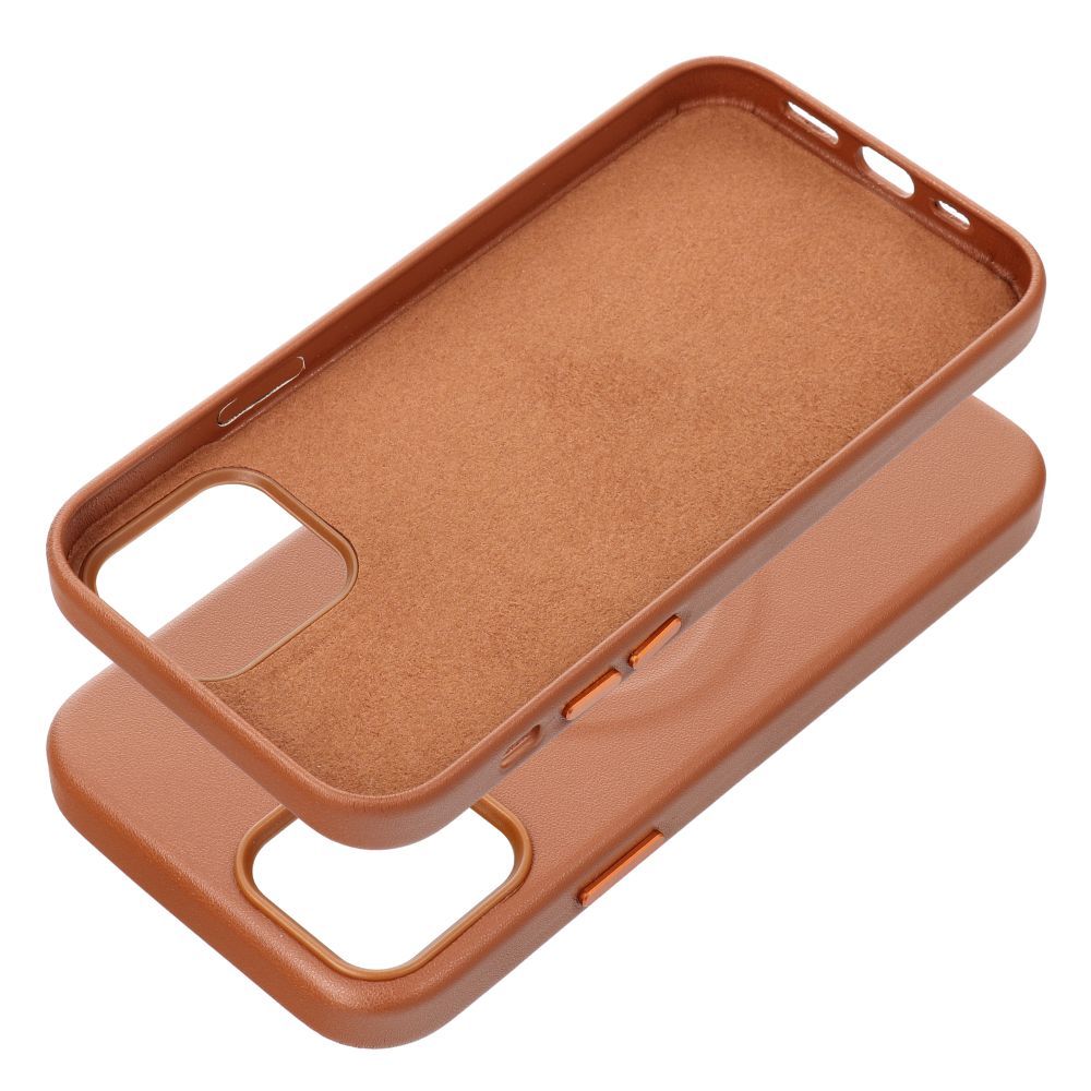 Pokrowiec Roar Leather Mag Case brzowy Apple iPhone 12 / 3