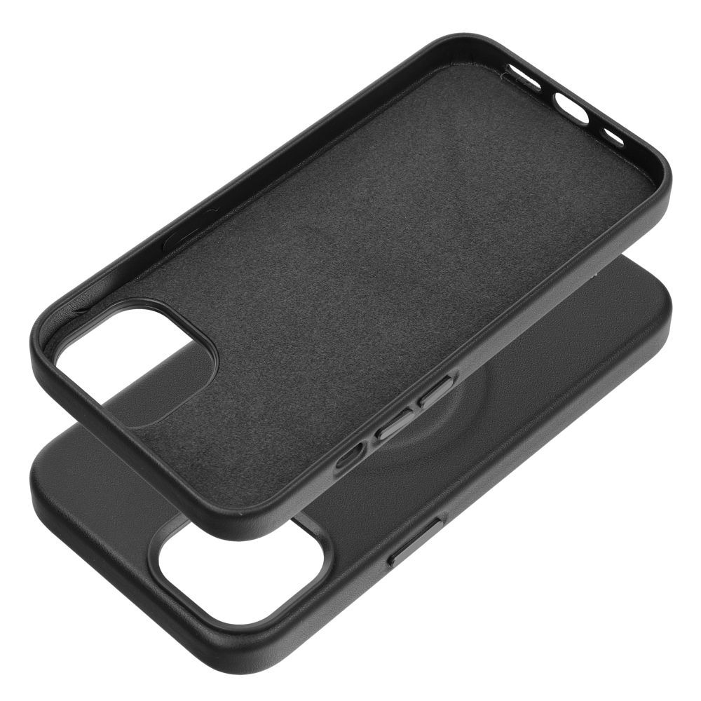 Pokrowiec Roar Leather Mag Case czarny Apple iPhone 12 / 2