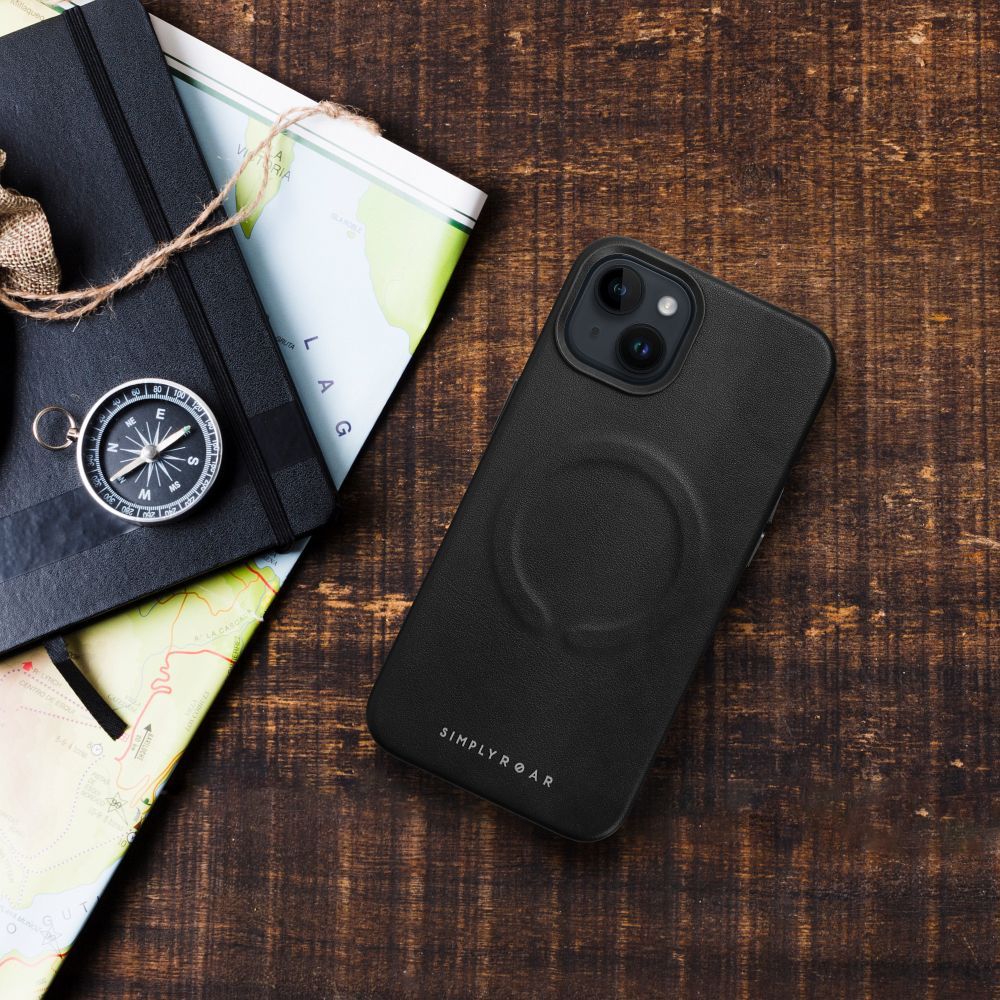 Pokrowiec Roar Leather Mag Case MagSafe czarny Apple iPhone 14 Pro / 6