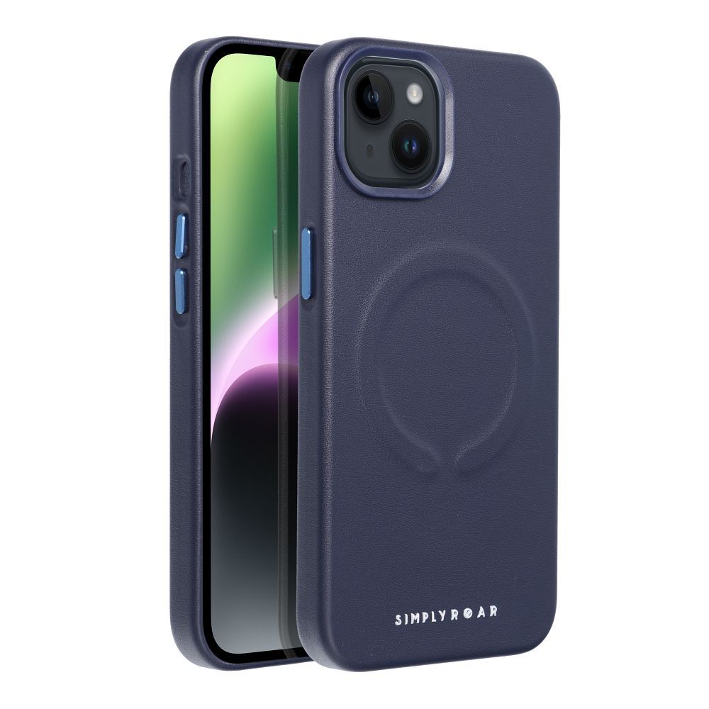 Pokrowiec Roar Leather Mag Case MagSafe granatowy Apple iPhone 12 Pro Max