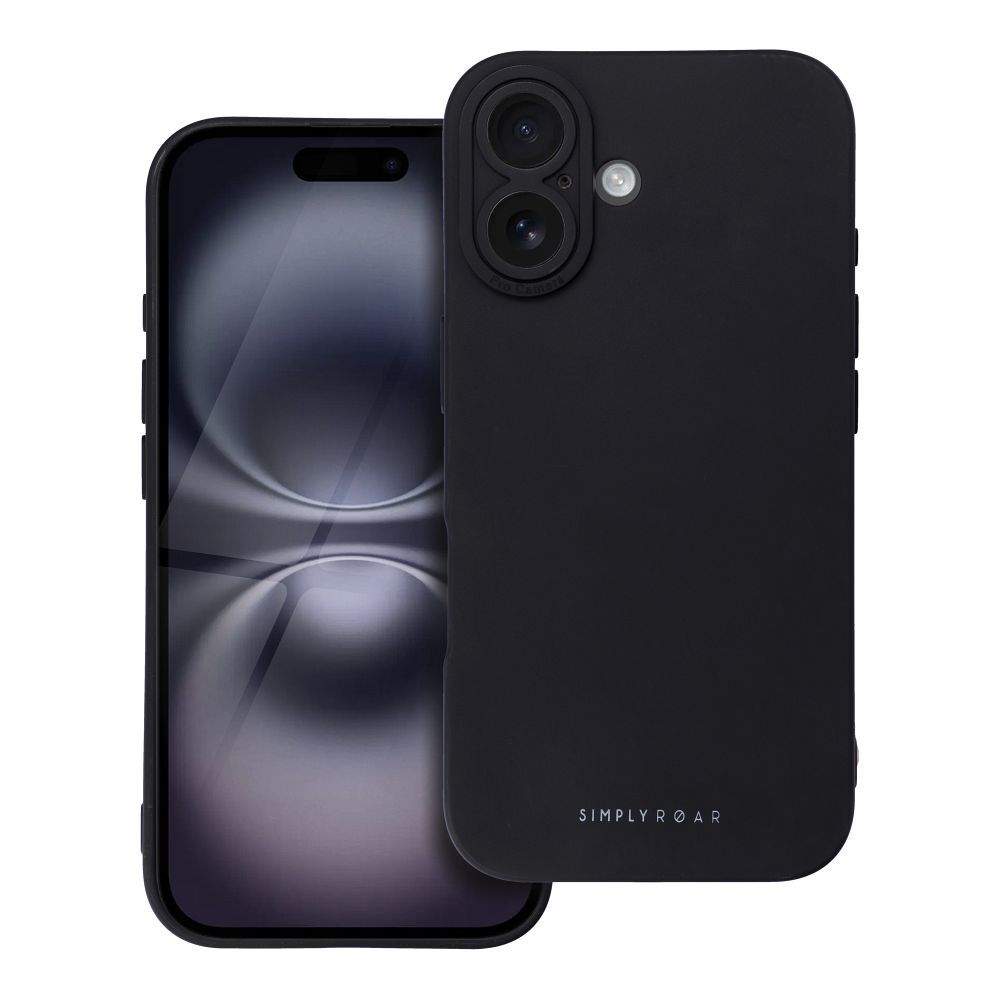 Pokrowiec Roar Luna Case czarny Apple iPhone 16 Pokrowiec Roar Luna Case czarny Apple iPhone 16