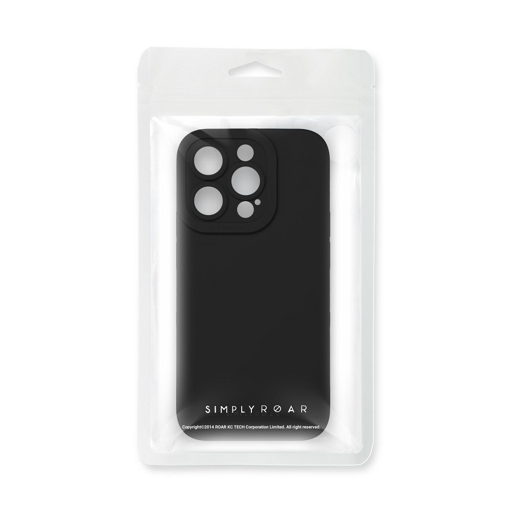 Pokrowiec Roar Luna Case czarny Apple iPhone 16 / 9 Pokrowiec Roar Luna Case czarny Apple iPhone 16 / 9