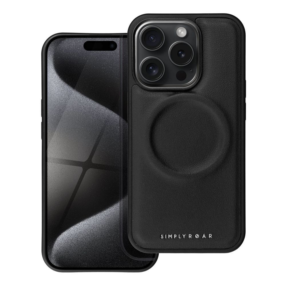 Pokrowiec Roar Mag Morning Case MagSafe czarny Apple iPhone 15 Pro Max / 2