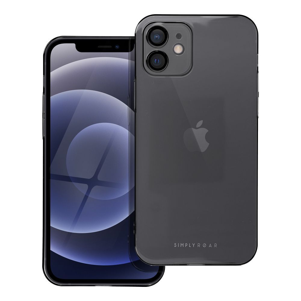 Pokrowiec Roar Pure Simple Fit Case czarny Apple iPhone 12