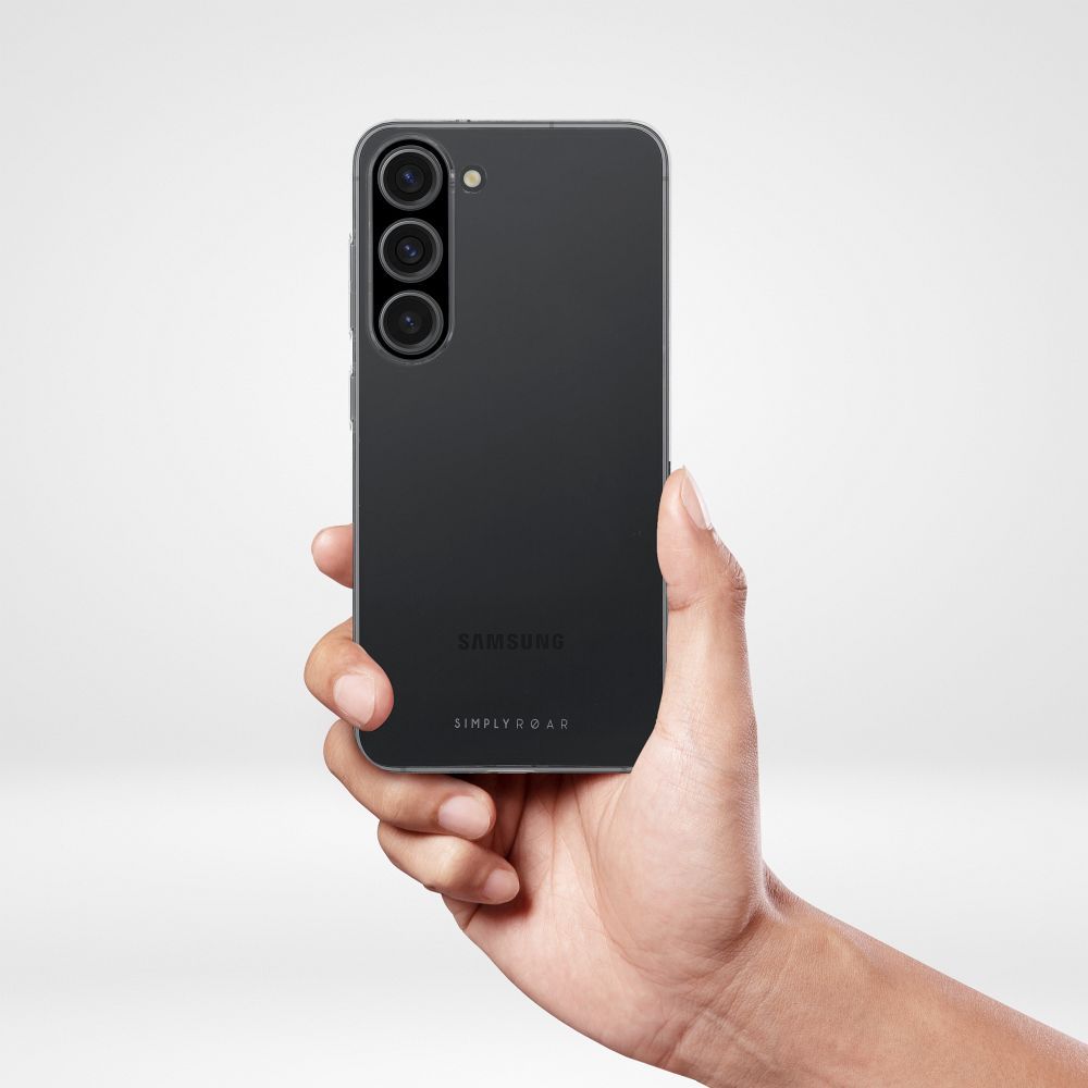 Pokrowiec Roar Pure Simple Fit Case czarny Samsung Galaxy S23 / 2