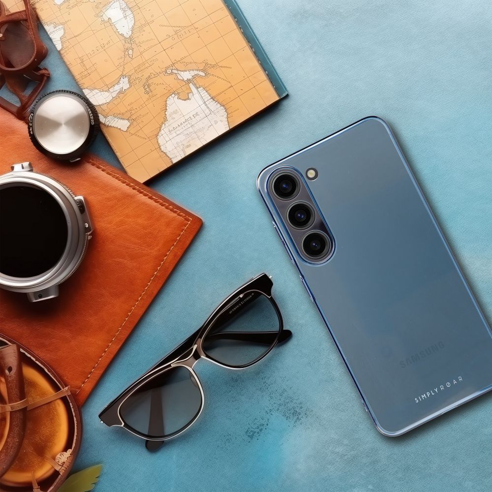 Pokrowiec Roar Pure Simple Fit Case granatowy Samsung Galaxy S24 / 2