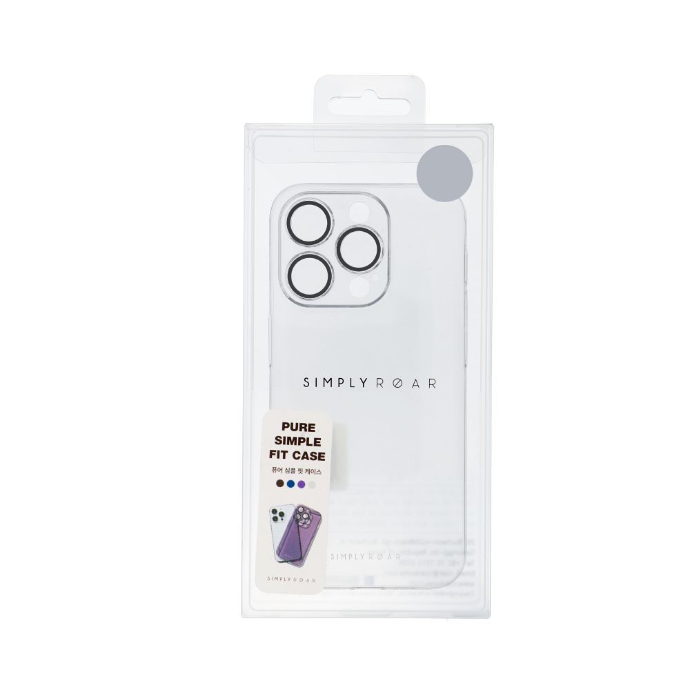 Pokrowiec Roar Pure Simple Fit Case przeźroczysty Apple iPhone 13 / 4 Pokrowiec Roar Pure Simple Fit Case przeźroczysty Apple iPhone 13 / 4
