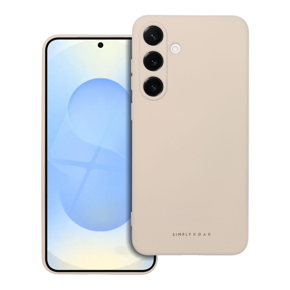 Pokrowiec Roar Space Case be�owy Samsung Galaxy S25 Plus