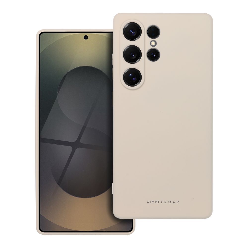 Pokrowiec Roar Space Case be�owy Samsung Galaxy S25 Ultra