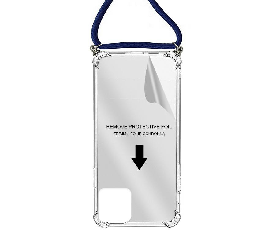 Pokrowiec Rope Case ze sznurkiem niebieski Apple iPhone SE 2020 / 3