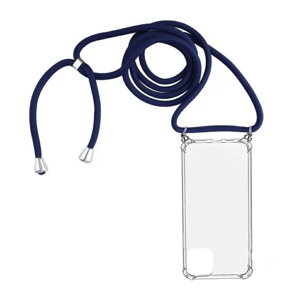 Pokrowiec Rope Case ze sznurkiem niebieski Huawei P40 Lite 5G