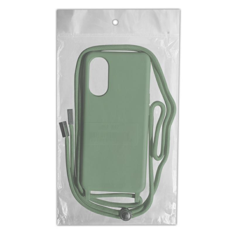 Pokrowiec Rope Case ze sznurkiem zielony Apple iPhone 11 / 4